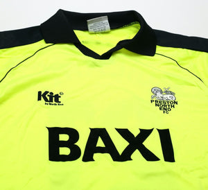 1998/99 MOILANEN #1 Preston North End MATCH WORN GK Football Shirt (XL) Finland
