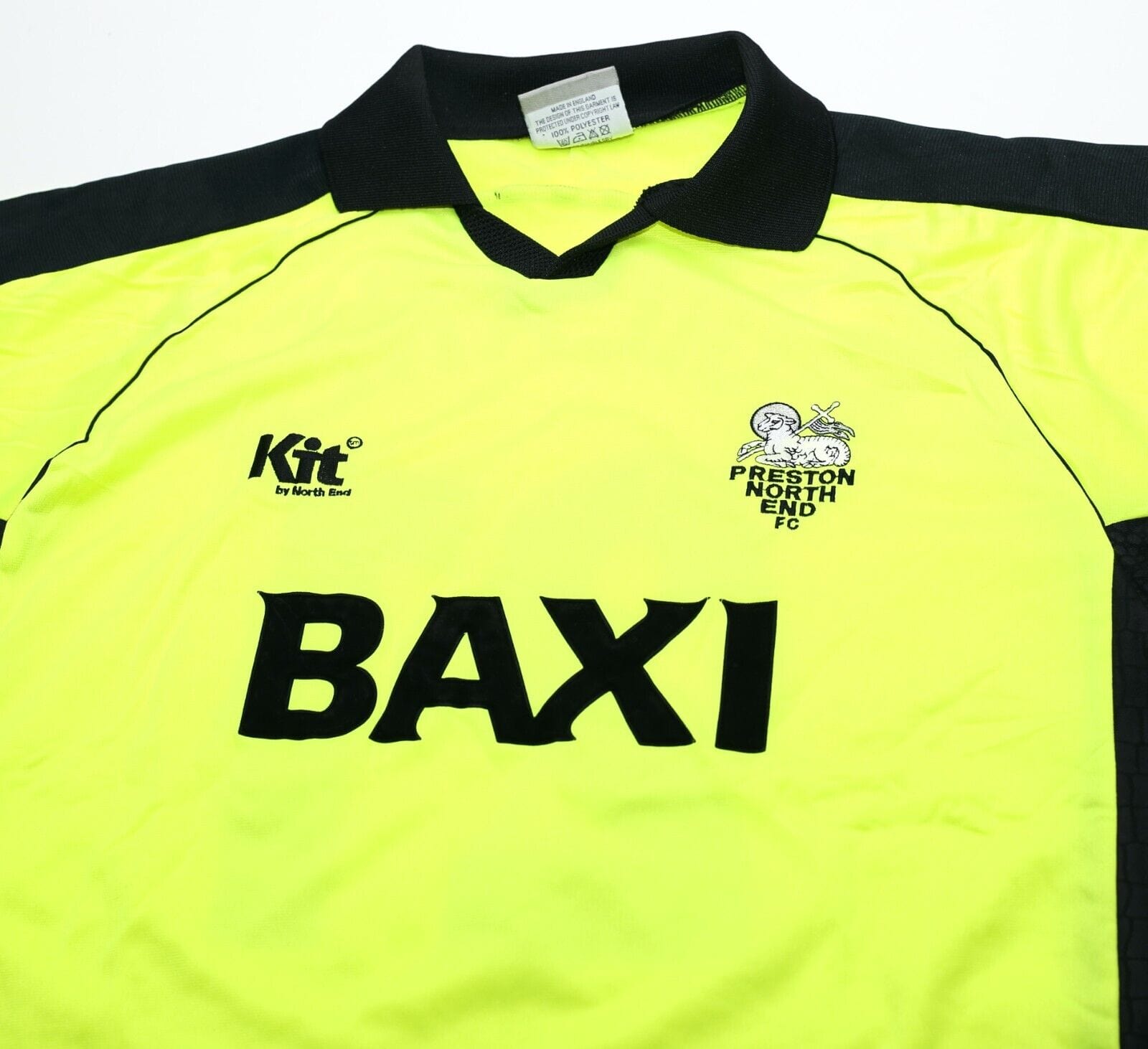 1998/99 MOILANEN #1 Preston North End MATCH WORN GK Football Shirt (XL) Finland