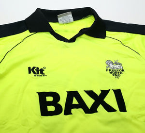 1998/99 MOILANEN #1 Preston North End MATCH WORN GK Football Shirt (XL) Finland