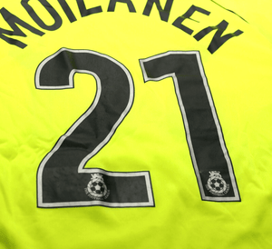 1998/99 MOILANEN #1 Preston North End MATCH WORN GK Football Shirt (XL) Finland