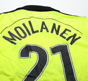 1998/99 MOILANEN #1 Preston North End MATCH WORN GK Football Shirt (XL) Finland