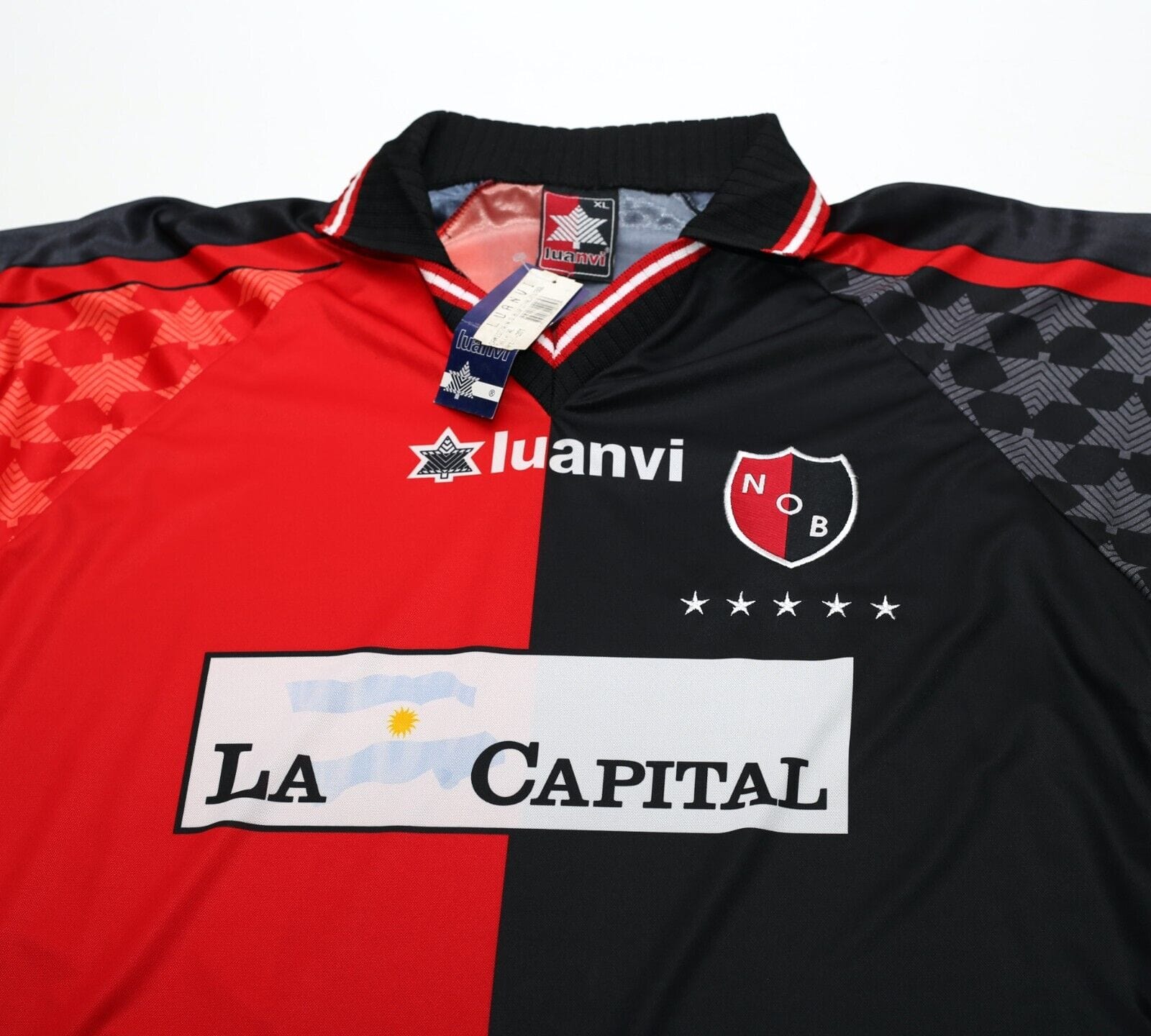 1998/99 NEWELL'S OLD BOYS Vintage LUANVI HOME Football Shirt (XL) BNWT