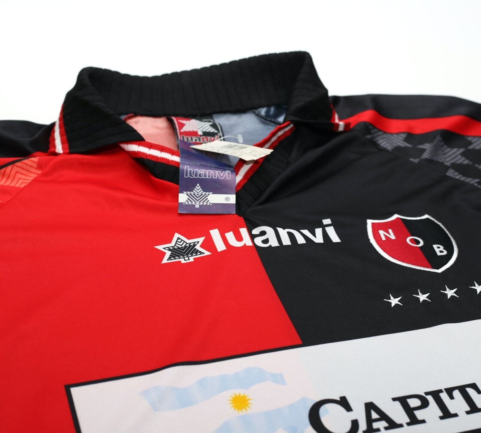 1998/99 NEWELL'S OLD BOYS Vintage LUANVI HOME Football Shirt (XL) BNWT