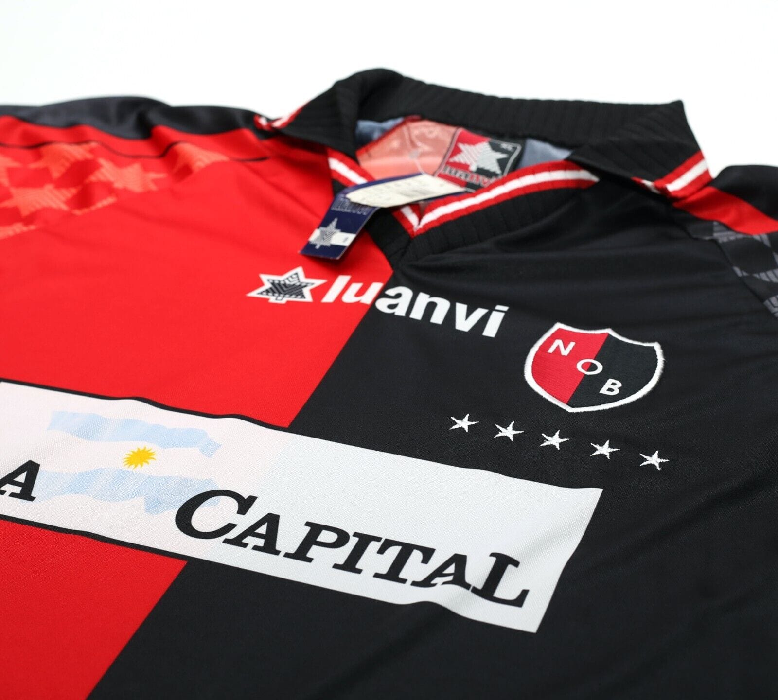1998/99 NEWELL'S OLD BOYS Vintage LUANVI HOME Football Shirt (XL) BNWT