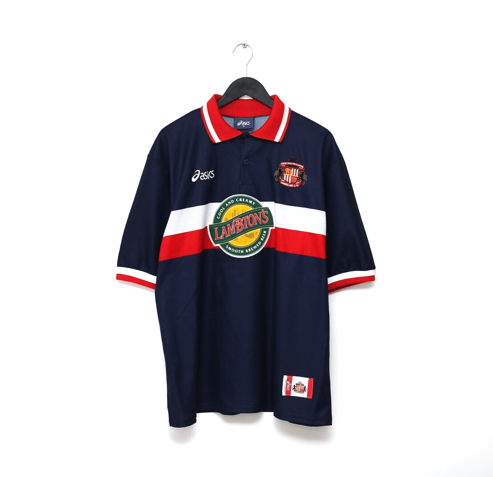 1998/99 PHILLIPS #10 Sunderland Vintage Asics Away Football Shirt (XL)