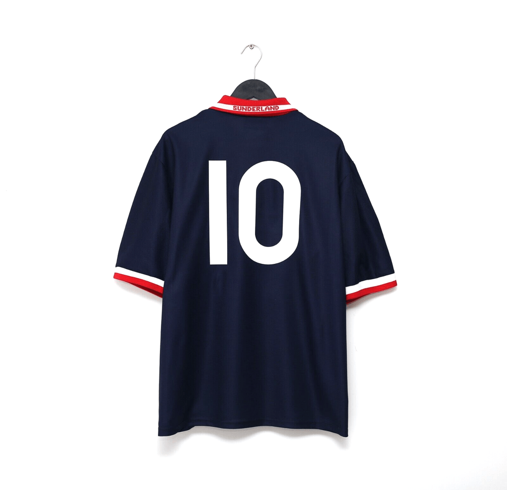 1998/99 PHILLIPS #10 Sunderland Vintage Asics Away Football Shirt (XL)