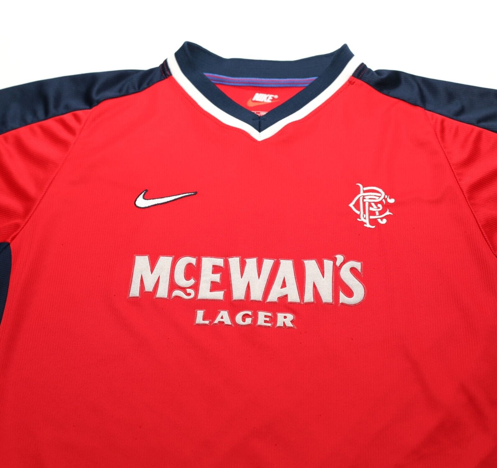 1998/99 RANGERS Vintage Nike Away Football Shirt Jersey (L)