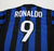 1998/99 RONALDO #9 Inter Milan Vintage Nike Home Football Home Shirt (L) R9