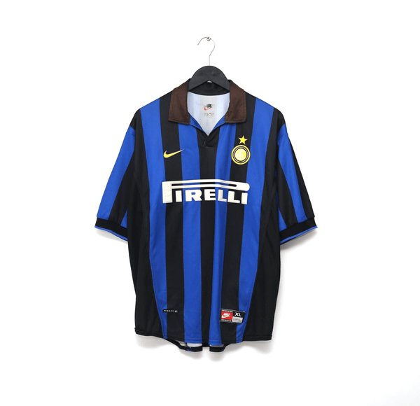 ウェア NIKE 99/00 Intel HomeJersey #9 Ronaldo Ronaldo #9 Inter Milan 1998-99 Home Jersey Nike M Tags UCL