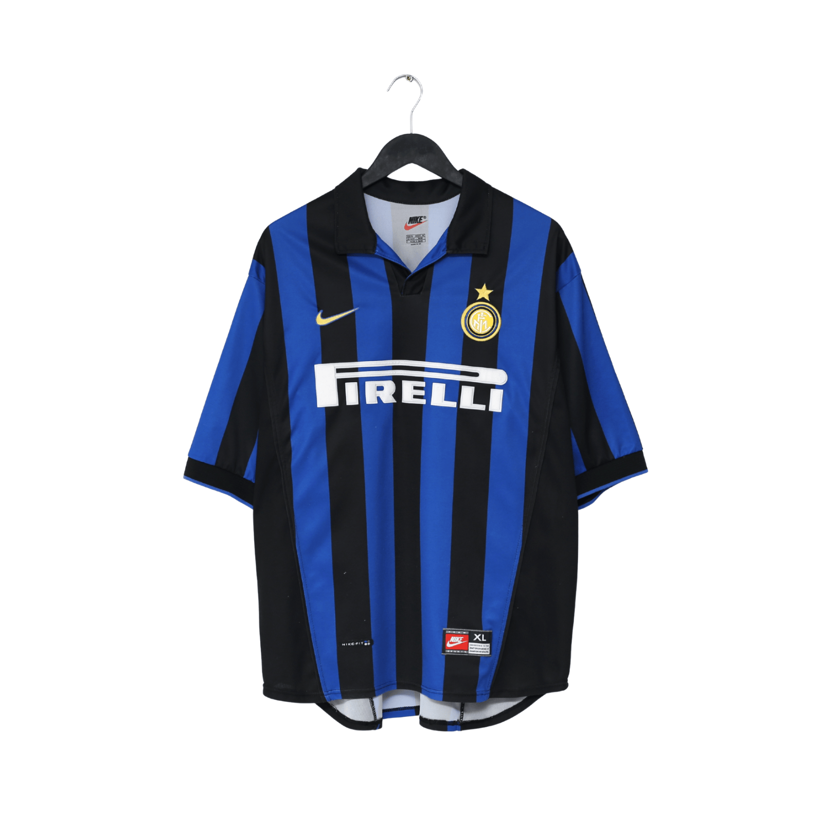 1998/99 RONALDO #9 Inter Milan Vintage Nike Home Football Shirt