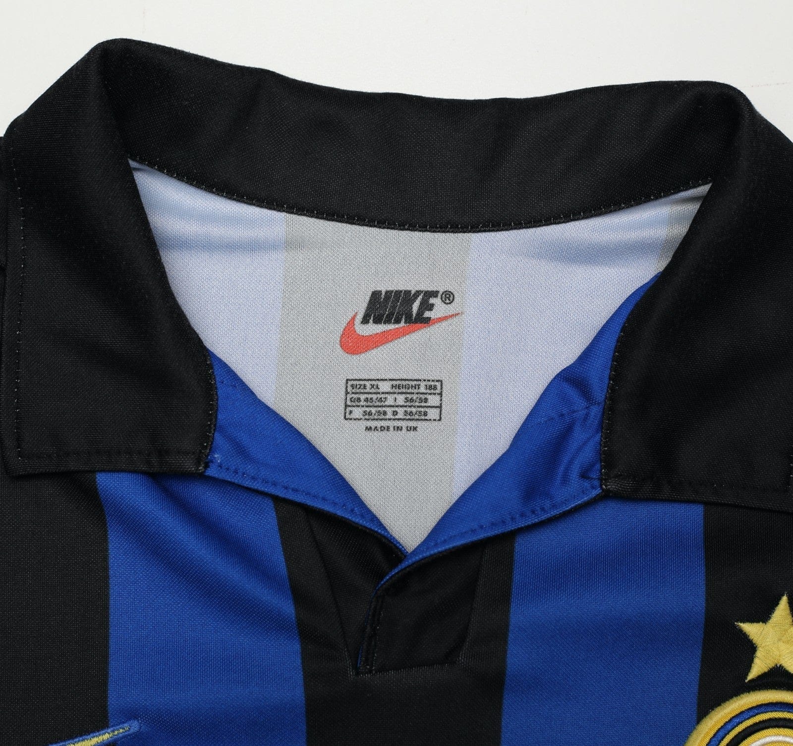 1998/99 RONALDO #9 Inter Milan Vintage Nike Home Football Shirt (XL)