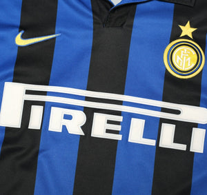 1998/99 RONALDO #9 Inter Milan Vintage Nike Home Football Shirt (XL)