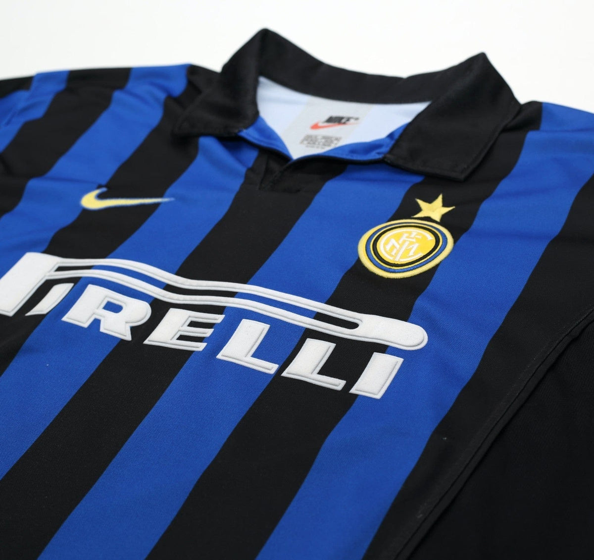 1998/99 RONALDO #9 Inter Milan Vintage Nike Home Football Shirt (XL)