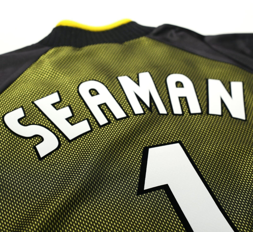 1998/99 SEAMAN #1 England Vintage Umbro GK Football Shirt (Y/S) World Cup 98