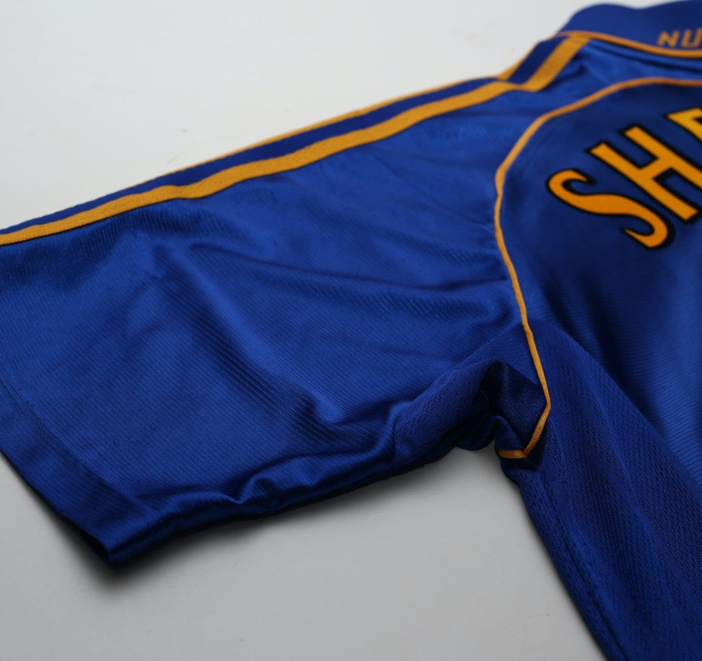 1998/99 SHEARER #9 Newcastle United Vintage adidas Away Football Shirt (L)