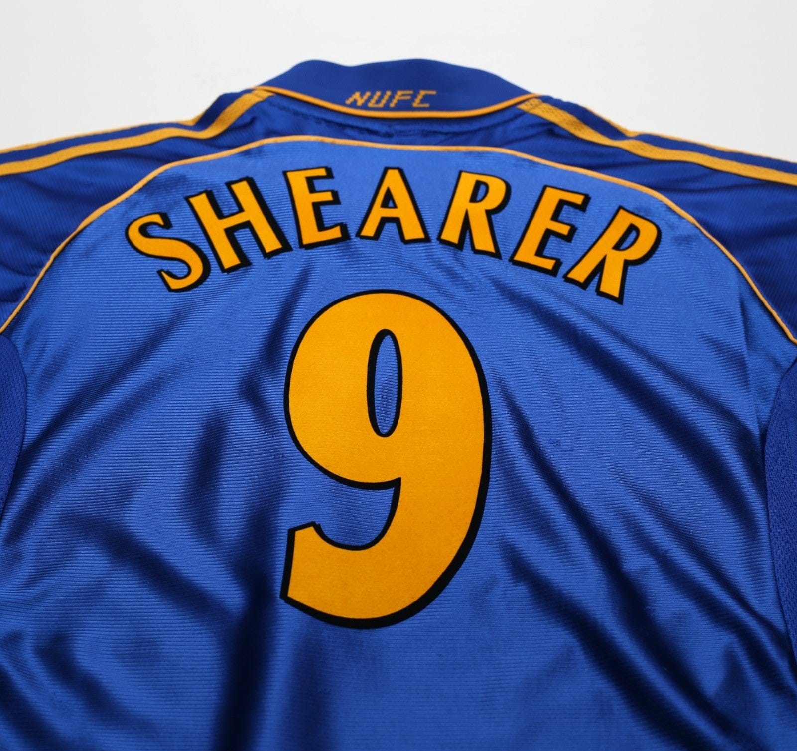 1998/99 SHEARER #9 Newcastle United Vintage adidas Away Football Shirt (L)
