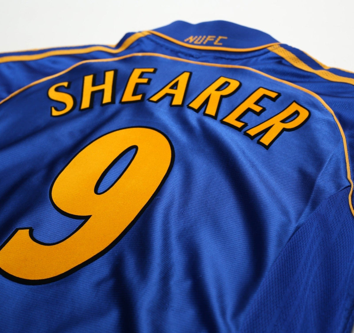 1998/99 SHEARER #9 Newcastle United Vintage adidas Away Football Shirt (L)