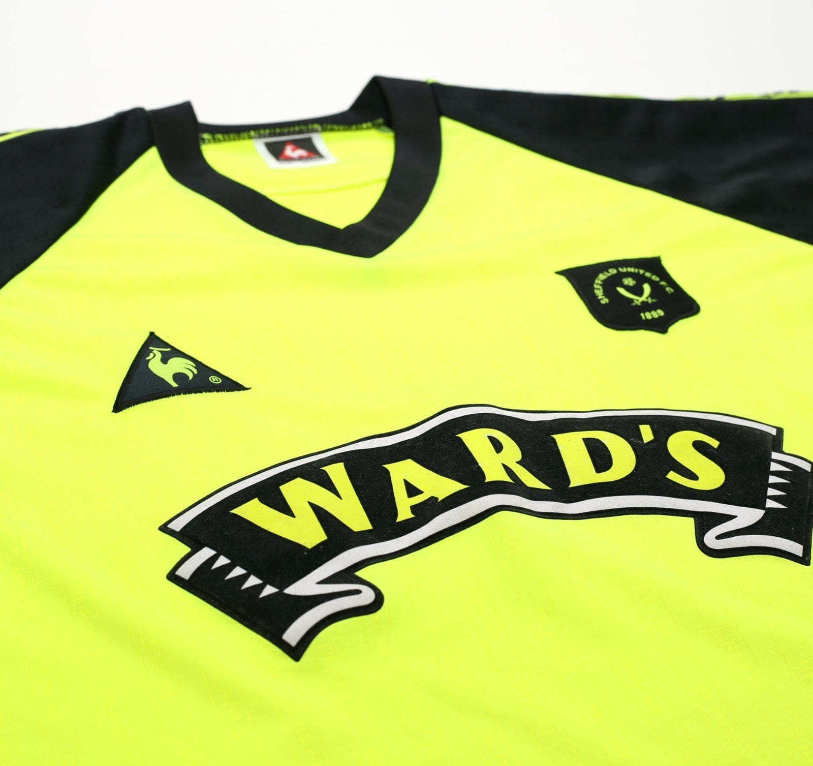 1998/99 SHEFFIELD UNITED Vintage le coq sportif Away Football Shirt (L) 42/44