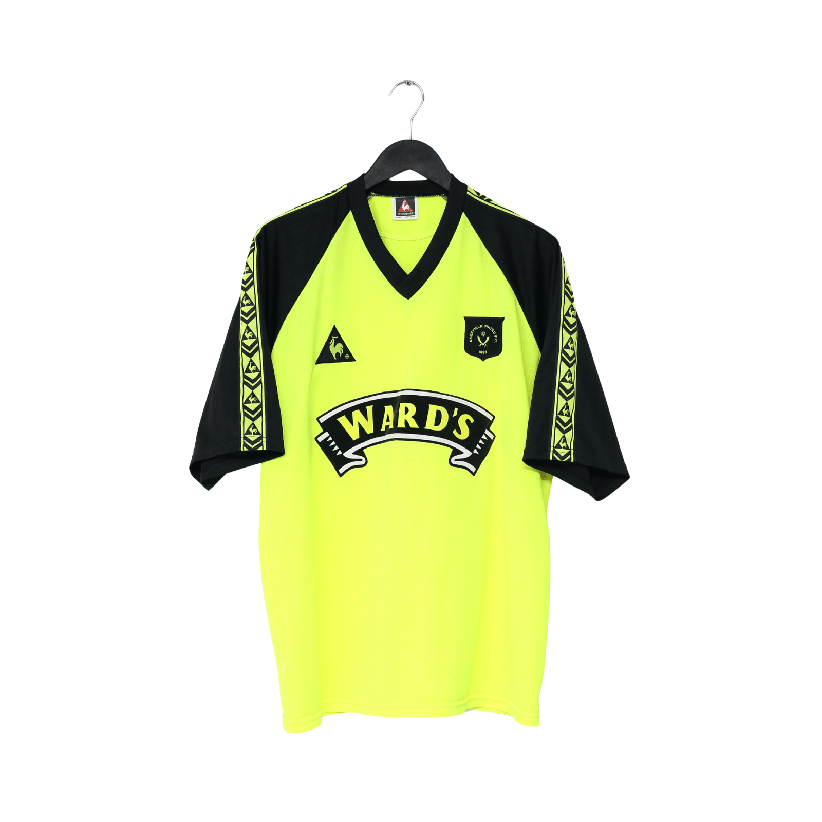 1998/99 SHEFFIELD UNITED Vintage le coq sportif Away Football Shirt (L) 42/44