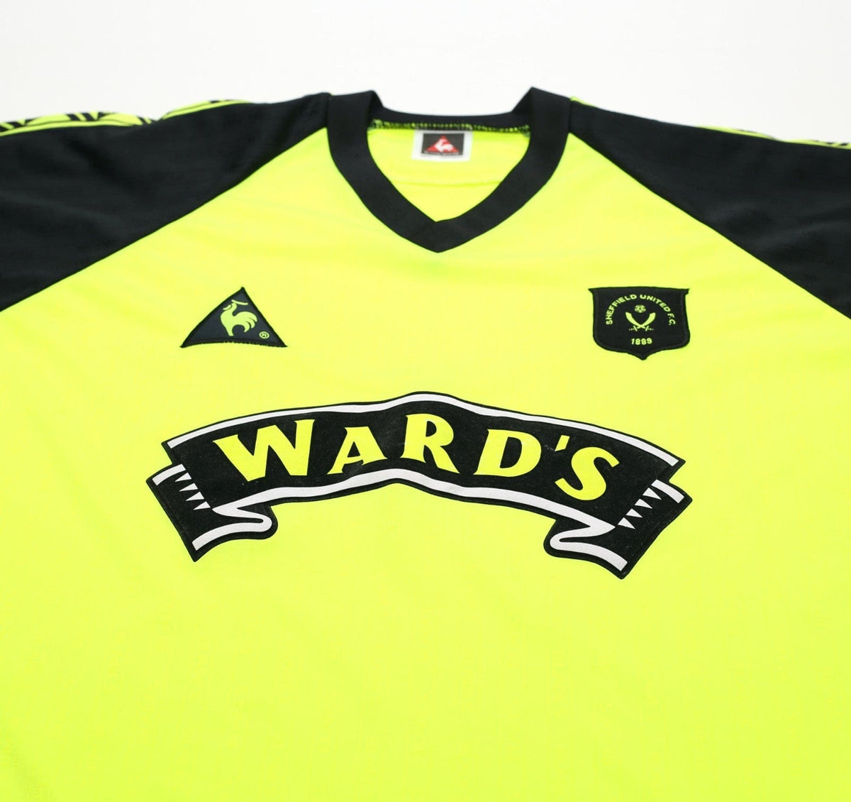 1998/99 SHEFFIELD UNITED Vintage le coq sportif Away Football Shirt (L) 42/44