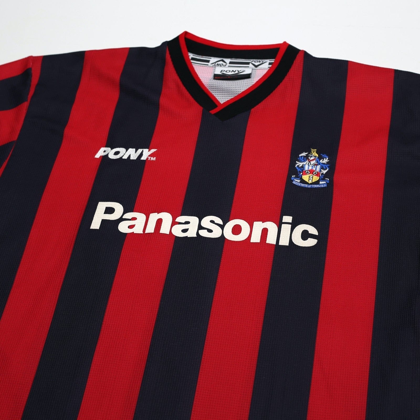 1998/99 Stewart #9 Huddersfield Town Vintage PONY Third Football Shirt (L)