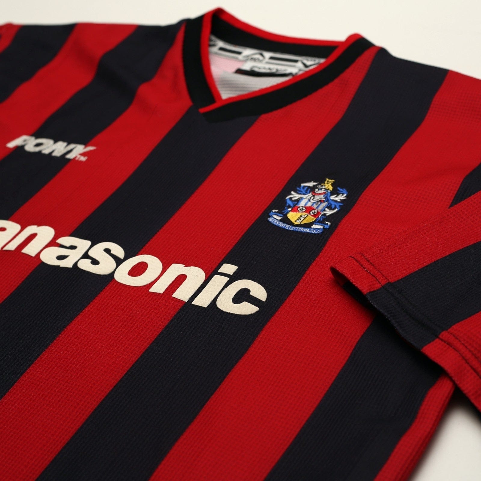 1998/99 Stewart #9 Huddersfield Town Vintage PONY Third Football Shirt (L)
