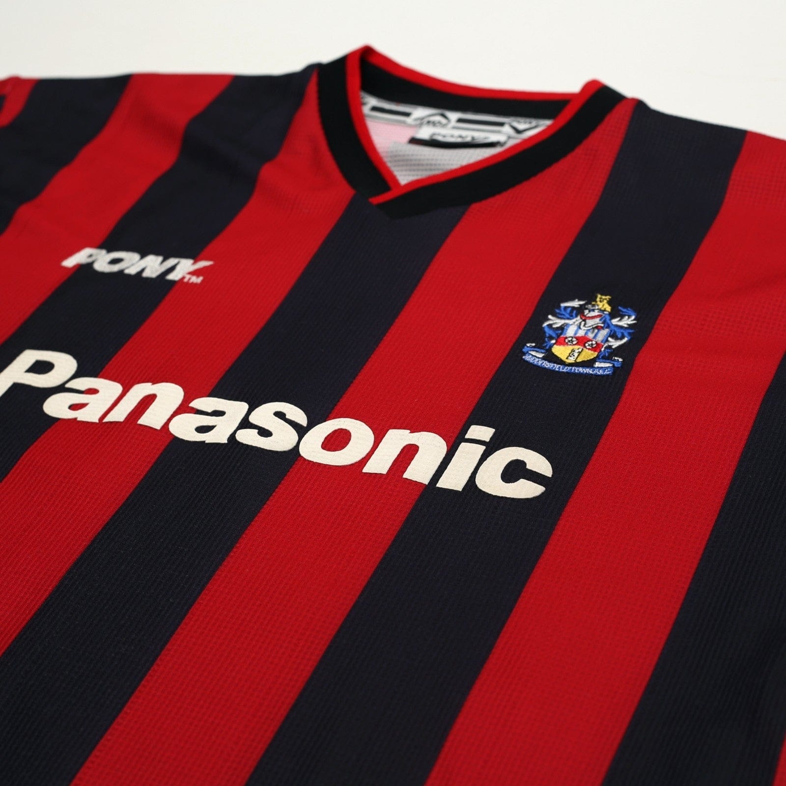 1998/99 Stewart #9 Huddersfield Town Vintage PONY Third Football Shirt (L)