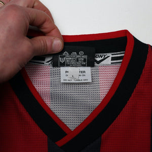 1998/99 Stewart #9 Huddersfield Town Vintage PONY Third Football Shirt (L)
