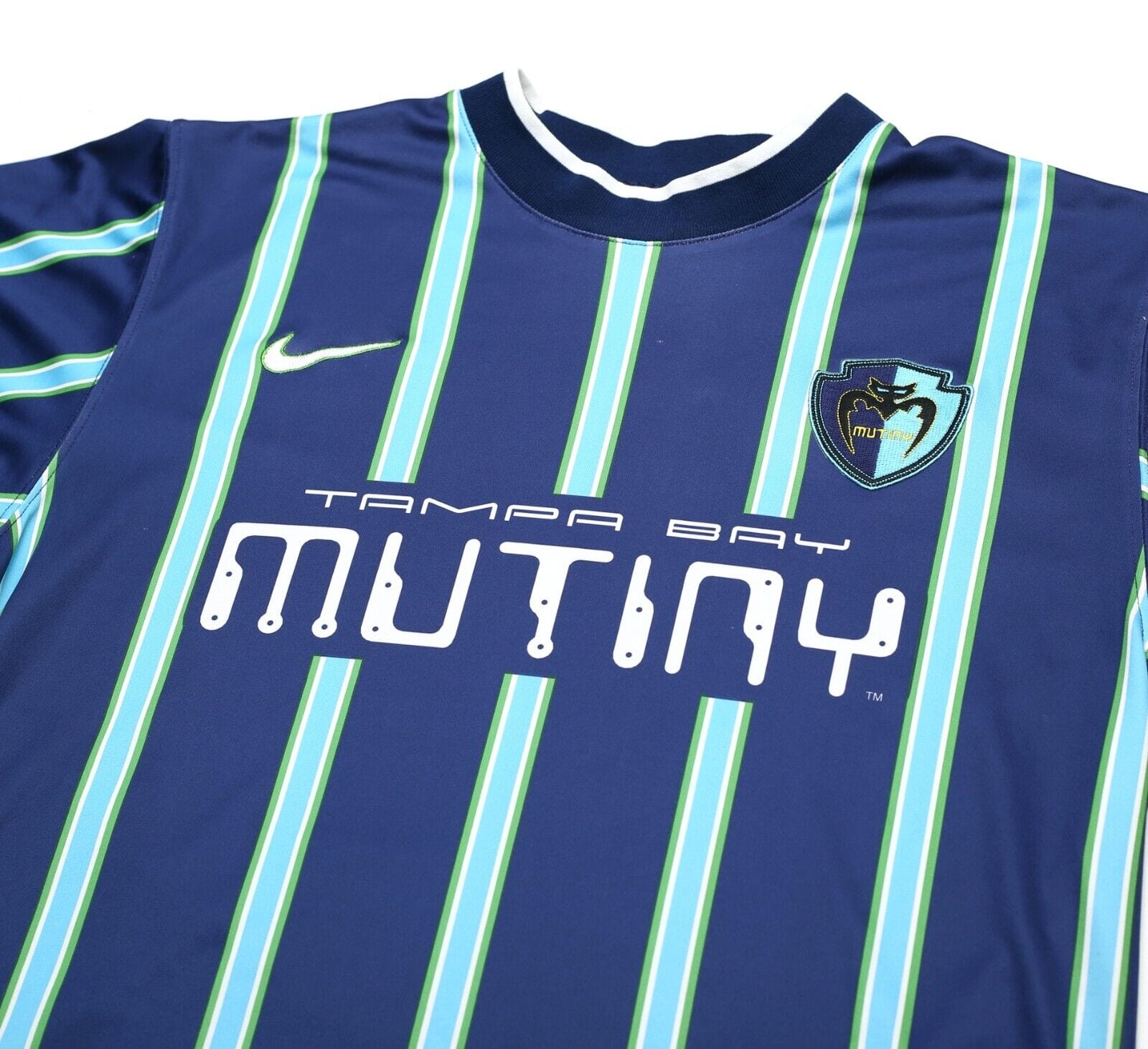 1998/99 TAMPA BAY MUTINY Vintage Nike Home Football Shirt Jersey (L) M