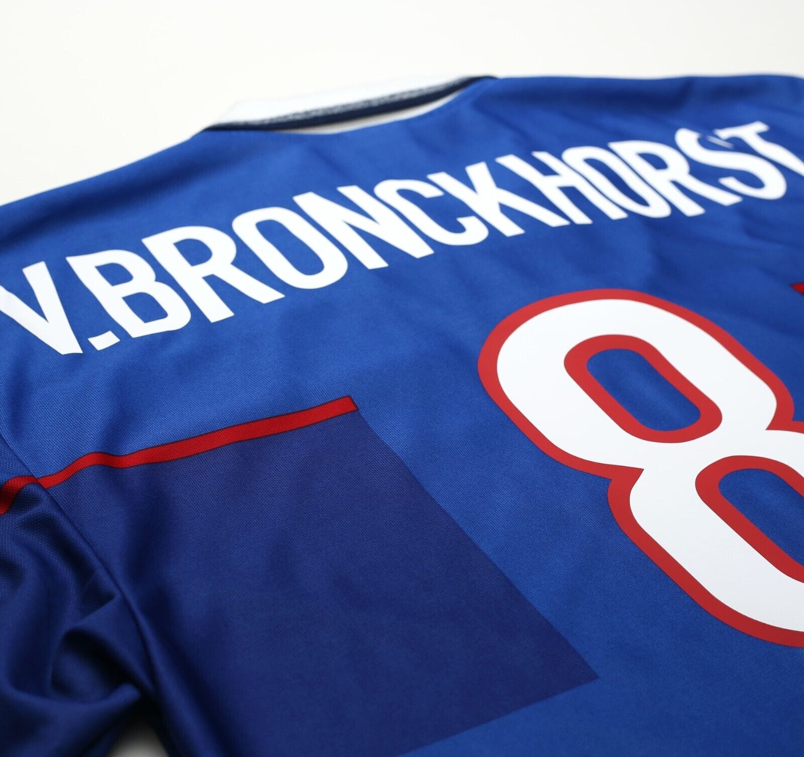 1998/99 V. BRONCKHORST #8 Rangers Nike Tennents Scottish Cup Final Home Shirt XL