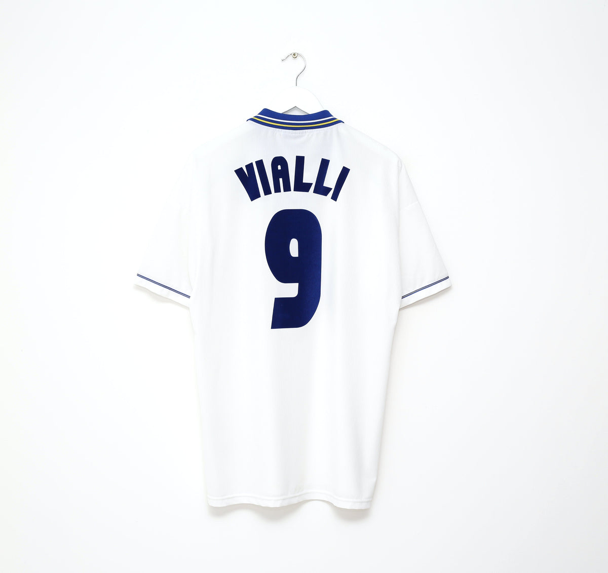 1998/99 VIALLI #9 Chelsea Vintage Umbro CUP WINNERS CUP 1998 Football Shirt (XL)