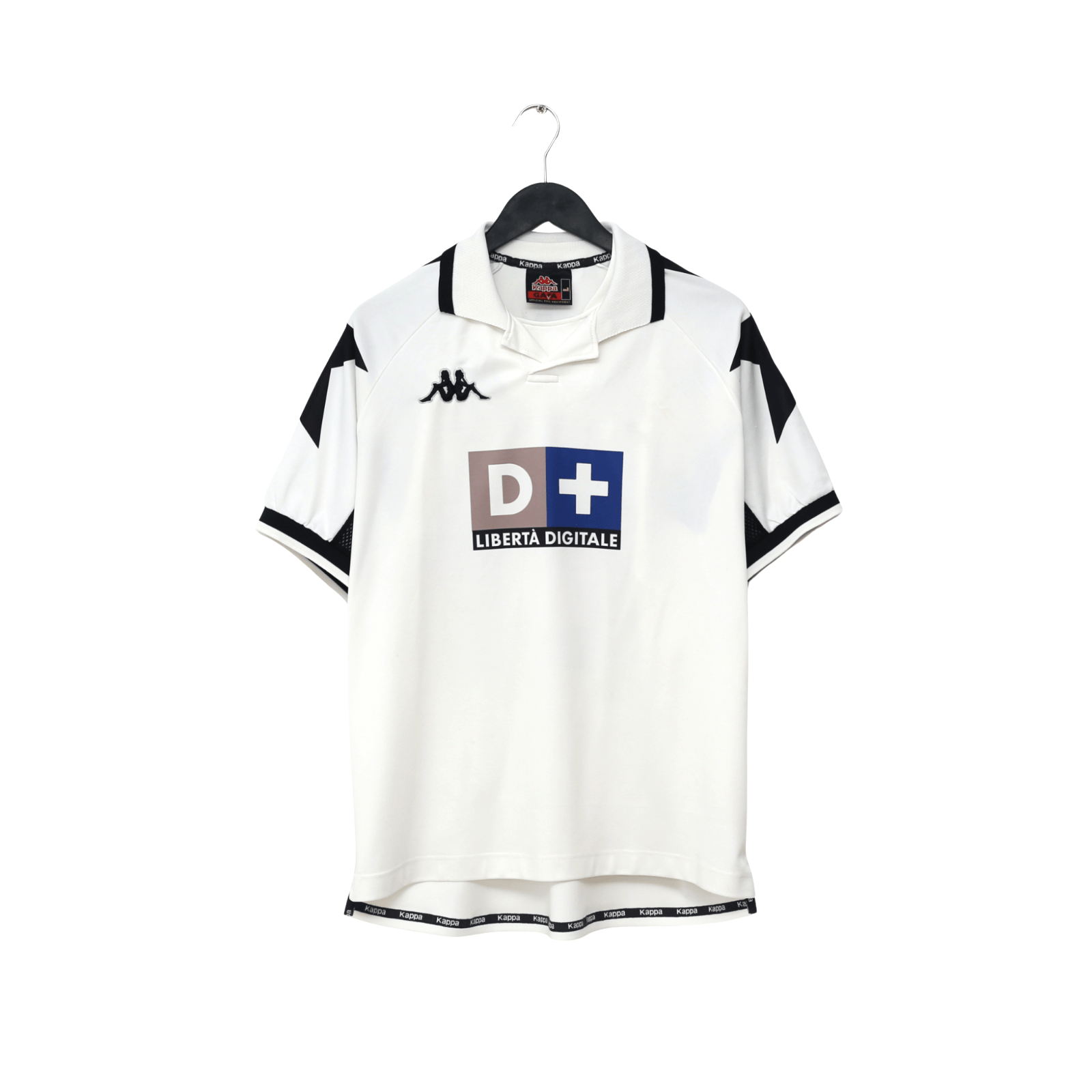 1998/99 Zidane #21 Juventus Vintage Kappa Away Football Shirt (L)