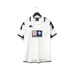 1998/99 Zidane #21 Juventus Vintage Kappa Away Football Shirt (L)