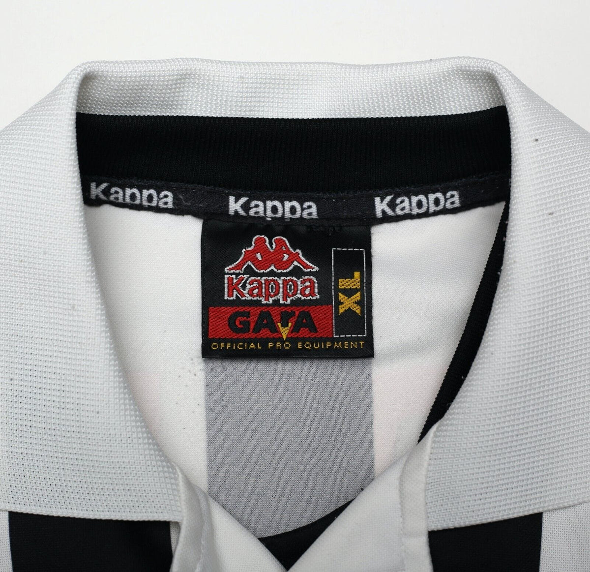 1998/99 ZIDANE #21 Juventus Vintage Kappa Home Football Shirt Jersey (XL)