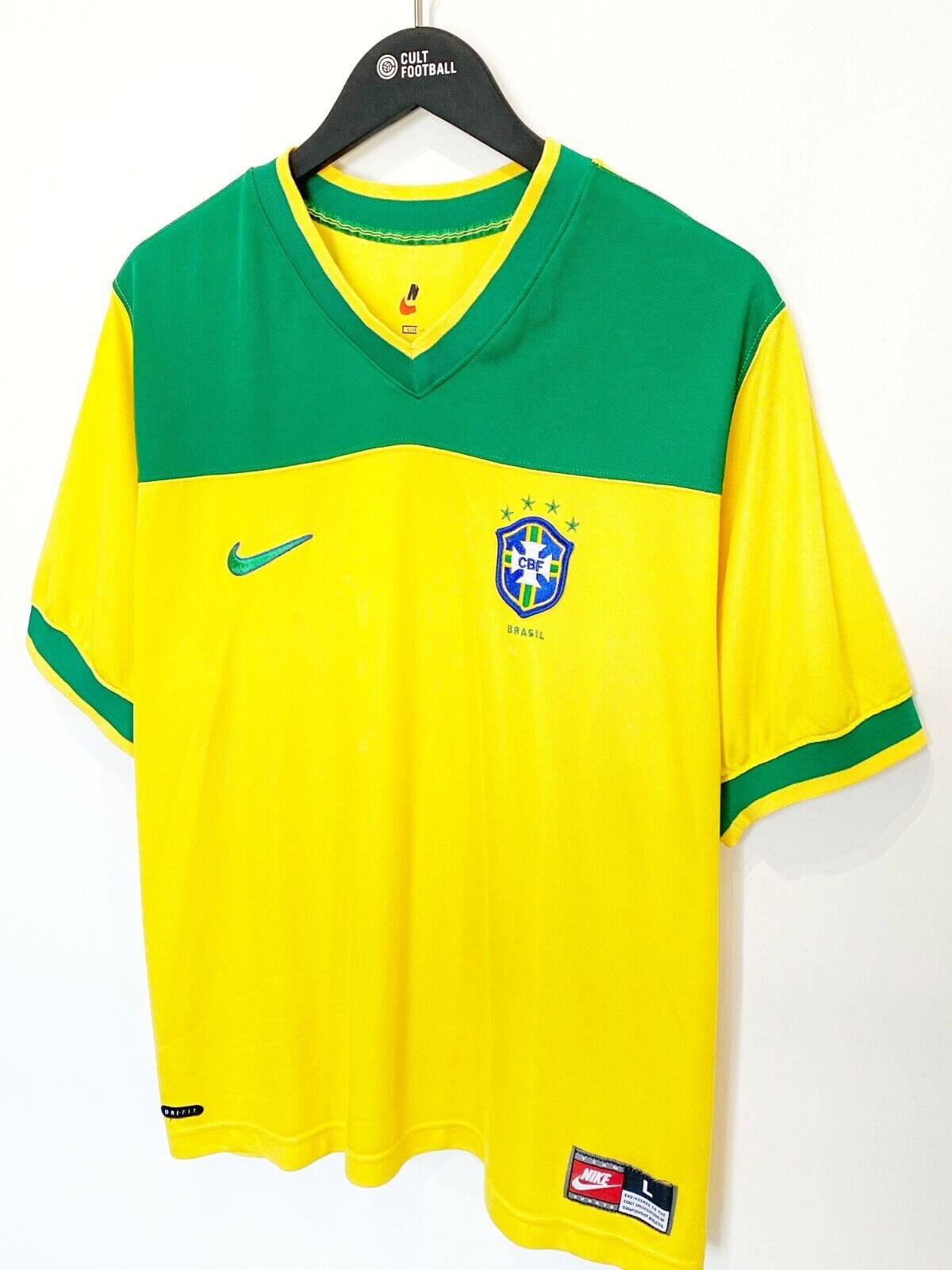1998 yellow Brazil Nike shirt, retroiscooler