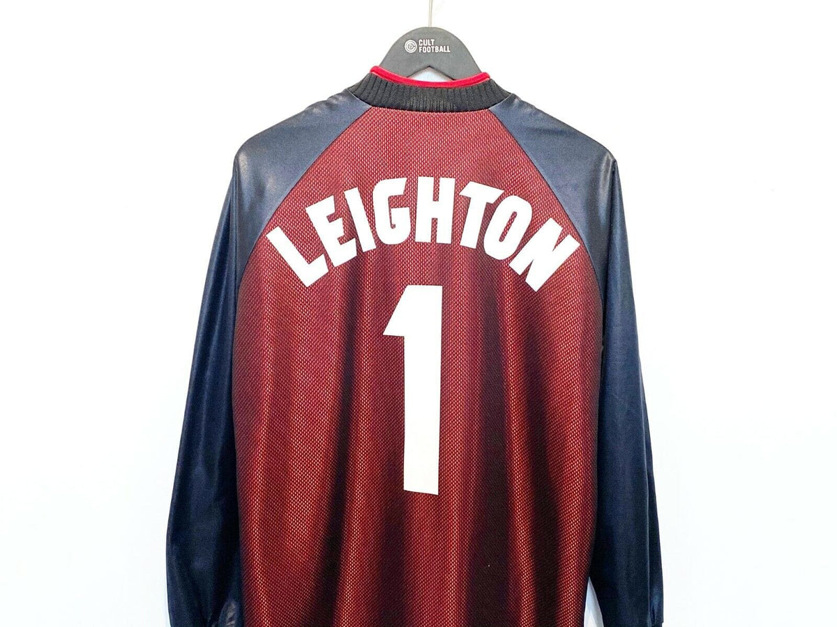 1998 LEIGHTON #1 Scotland World Cup 98 Vintage Umbro Home GK Football Shirt (M)