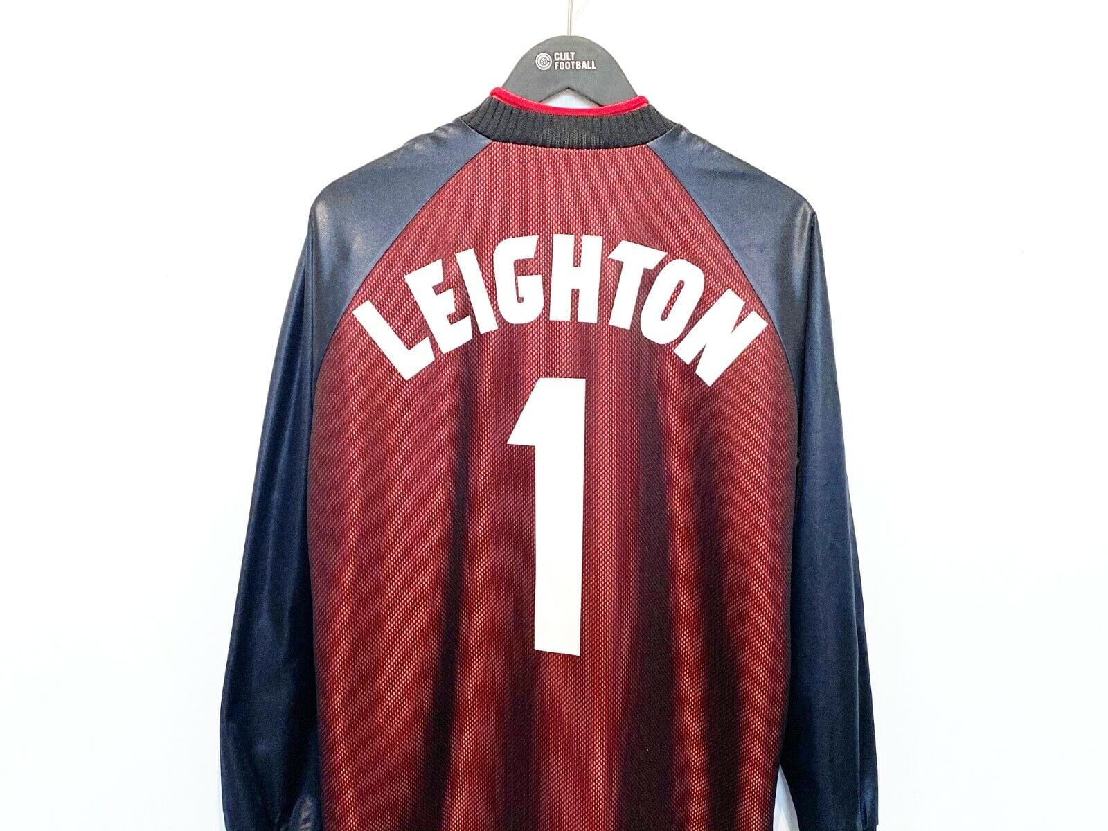 1998 LEIGHTON #1 Scotland World Cup 98 Vintage Umbro Home GK Football Shirt (M)