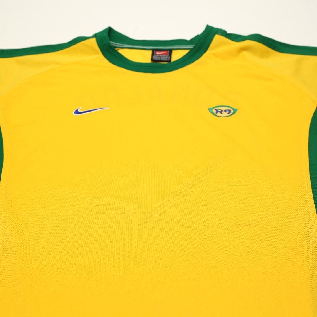1998 Ronaldo R9 Brazil Vintage Nike Football Training Shirt (L)