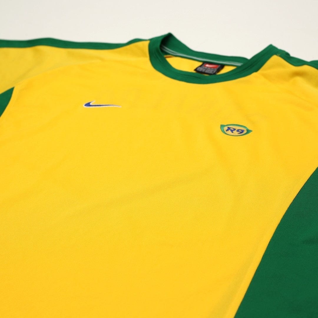 1998 Ronaldo R9 Brazil Vintage Nike Football Training Shirt (L)