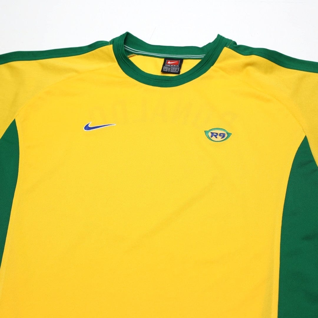 1998 Ronaldo R9 Brazil Vintage Nike Football Training Shirt (L)