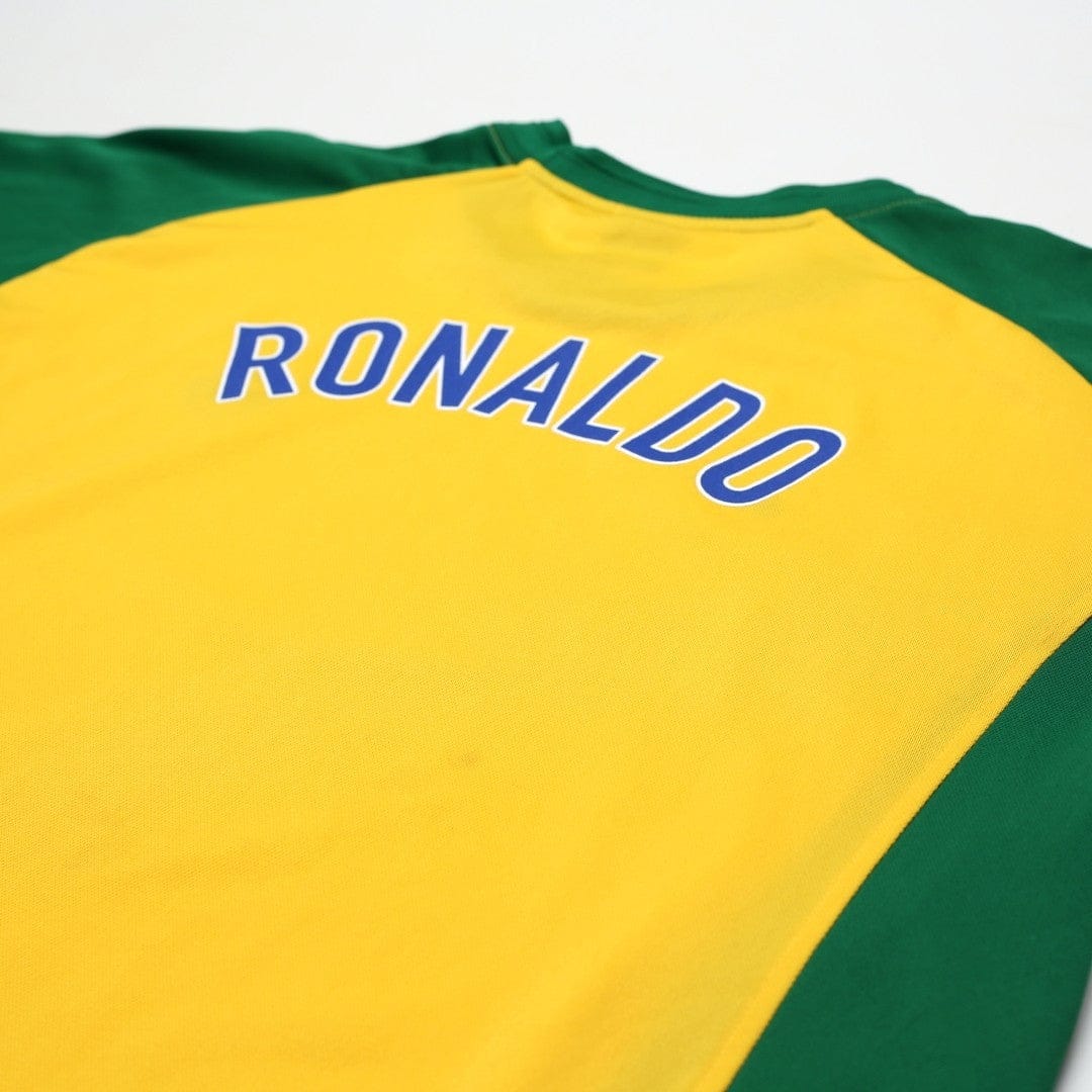 1998 Ronaldo R9 Brazil Vintage Nike Football Training Shirt (L)