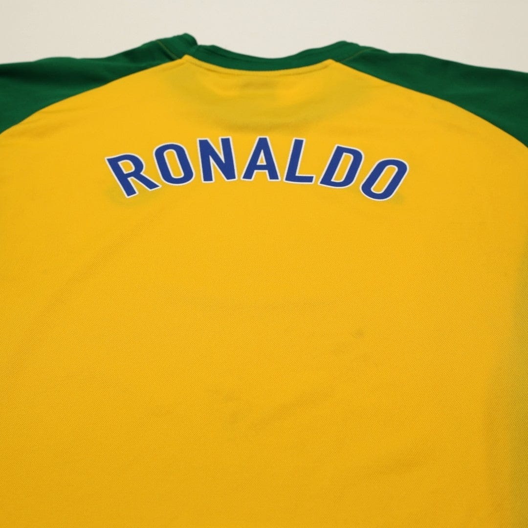 1998 Ronaldo R9 Brazil Vintage Nike Football Training Shirt (L)