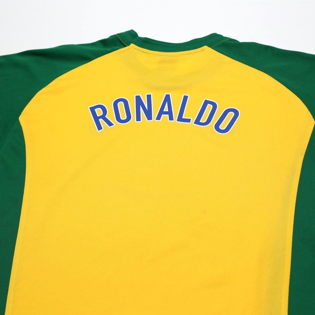 1998 Ronaldo R9 Brazil Vintage Nike Football Training Shirt (L)