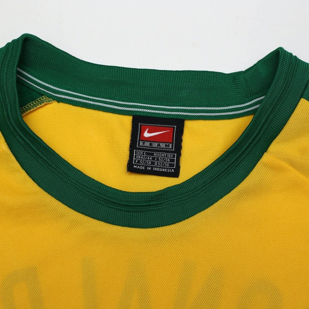 1998 Ronaldo R9 Brazil Vintage Nike Football Training Shirt (L)