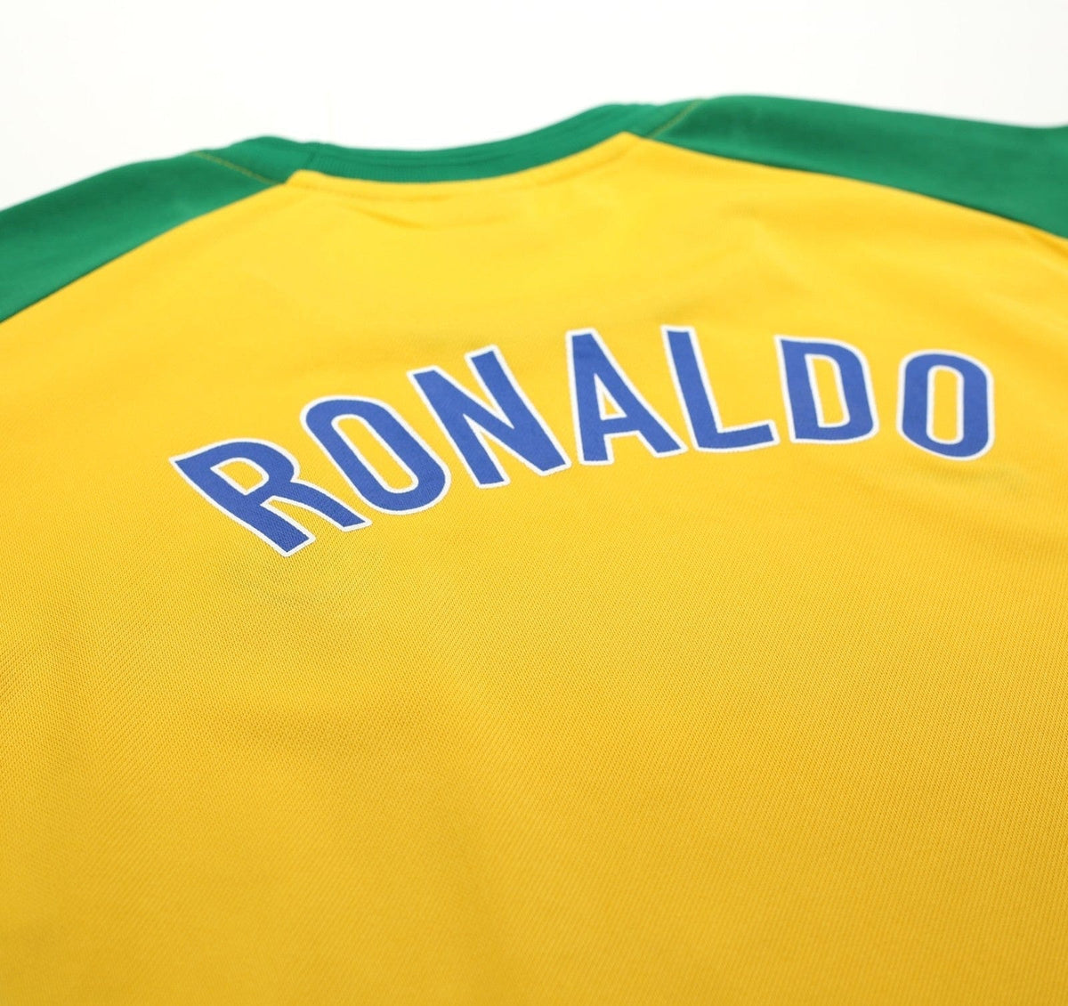 1998 RONALDO R9 Brazil Vintage Nike WC 98 Football Training Shirt (L)