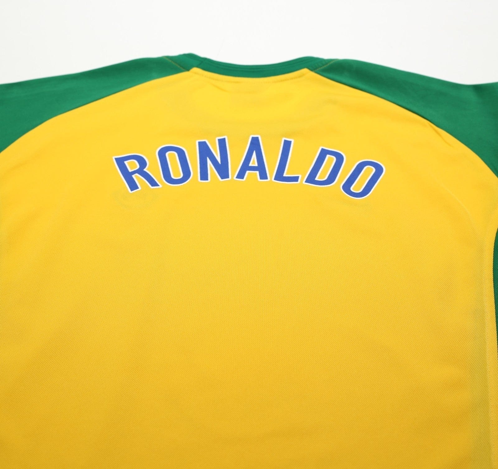 1998 RONALDO R9 Brazil Vintage Nike WC 98 Football Training Shirt (L)