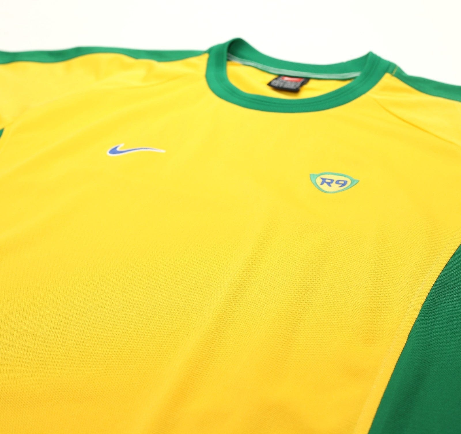 1998 RONALDO R9 Brazil Vintage Nike WC 98 Football Training Shirt (L)
