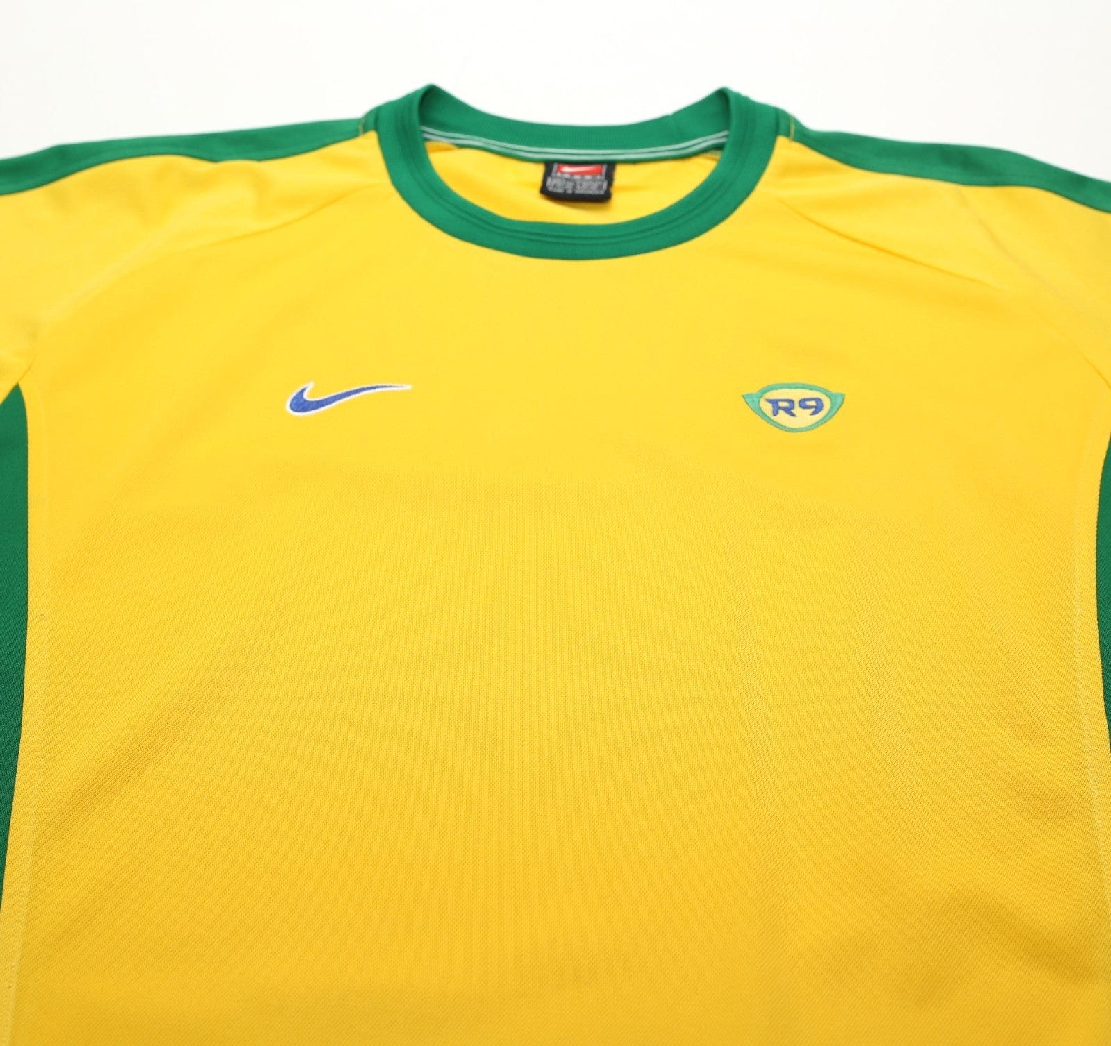1998 RONALDO R9 Brazil Vintage Nike WC 98 Football Training Shirt (L)