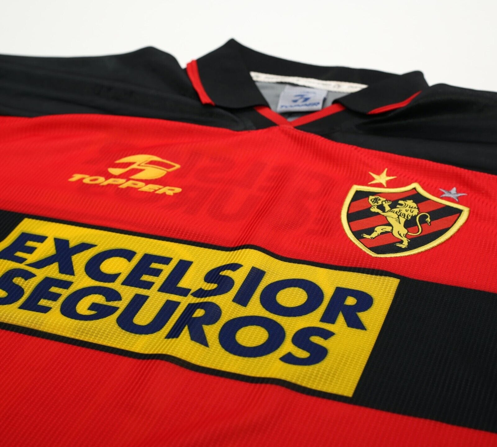 1998 SPORT RECIFE #10 Vintage Topper Home Football Shirt Jersey (XL)