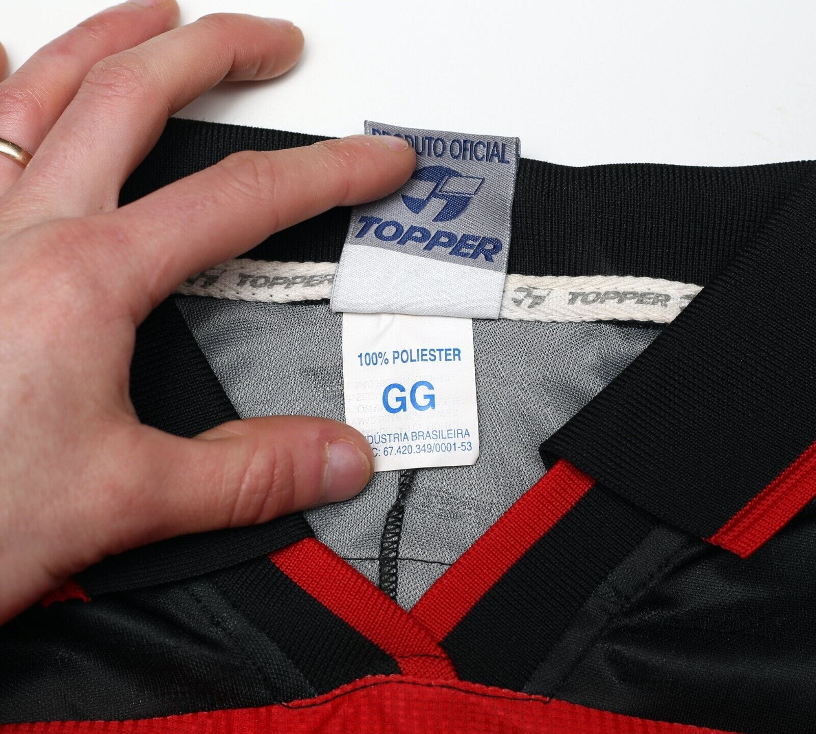 1998 SPORT RECIFE #10 Vintage Topper Home Football Shirt Jersey (XL)